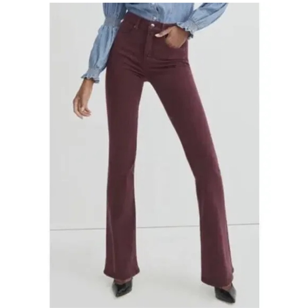 Veronica Beard Merlot Flare Jeans
